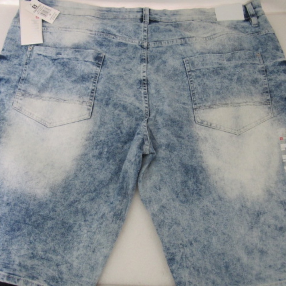 Southpole Relax‎ Jean Shorts Mens Sz 48 Active Flex 4 Way Stretch Light Wash